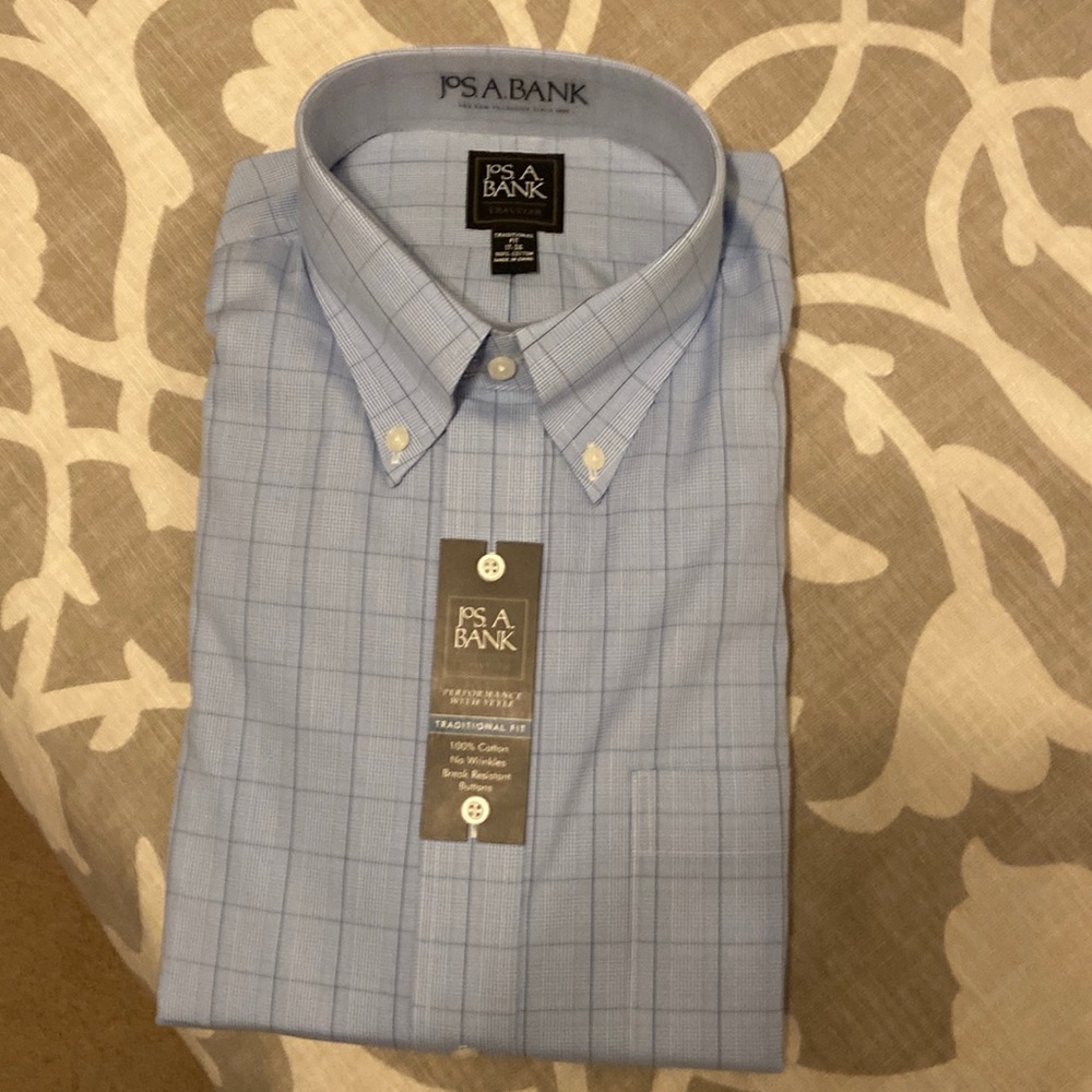 Joseph Bank plaid shirt